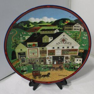 Charles Wysocki Peppercricket Farms Ceramic Art Limited Edition Plate Dish